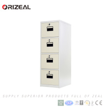 Orizeal fournisseur chinois vertical militaire armoire de rangement en métal 4 tiroir classeur (OZ-OSC021)